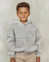 Dove Grey Exposed Seam Hoodie